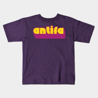 Antifa ///// Anti-Racism Design Kids T-Shirt